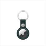 Apple AirTag FineWoven Key Ring  - Dark Green