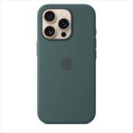 iPhone 16 Pro Silicone Case with MagSafe - Lake Green