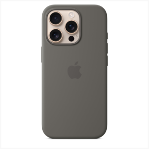iPhone 16 Pro Silicone Case with MagSafe - Stone Gray
