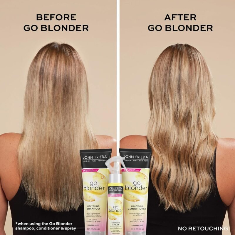 John Frieda Go Blonder Lightening Spray, Controlled Hair Lightener to Gradually Lighten Hair - Image 2