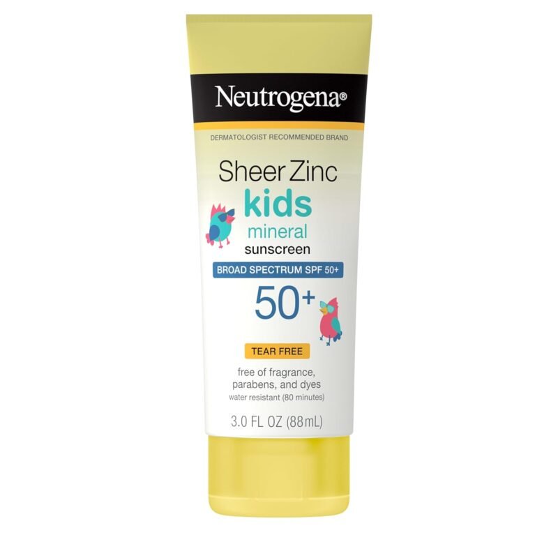 Neutrogena Sheer Zinc Oxide Kids Mineral Sunscreen Lotion