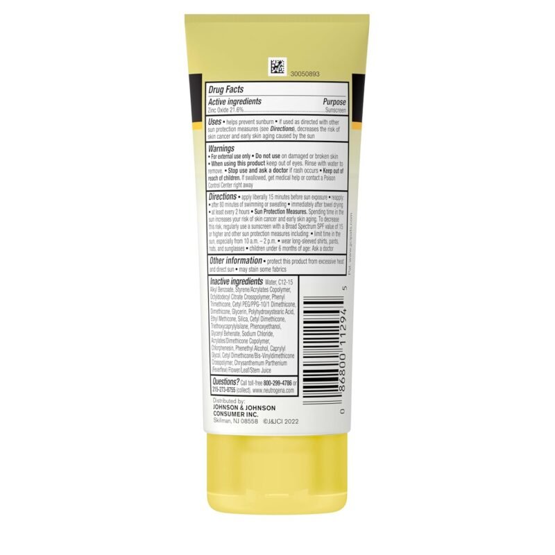 Neutrogena Sheer Zinc Oxide Kids Mineral Sunscreen Lotion - Image 2